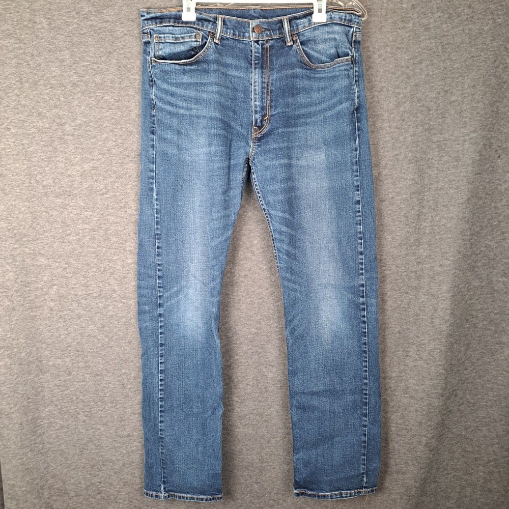 Levi's 505 Mens Straight Fit Medium Wash Denim Jeans 34x32* (Tag 35x34)